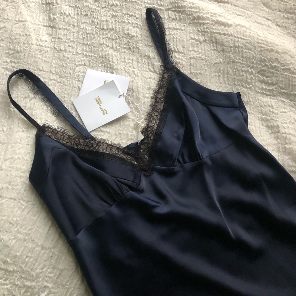 Diane Von Furstenberg Margarit Slip Dress 14